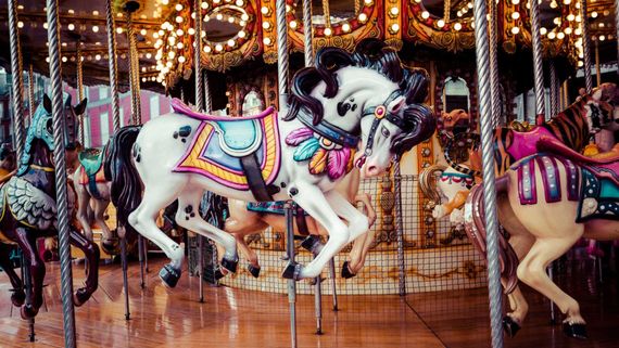 A fairground ride